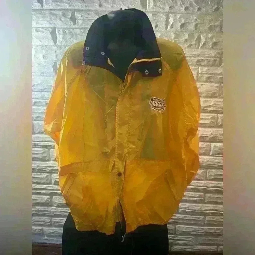 Super Bowl XXXVI Staff Event jacket from 2002 Patriots vs Rams.